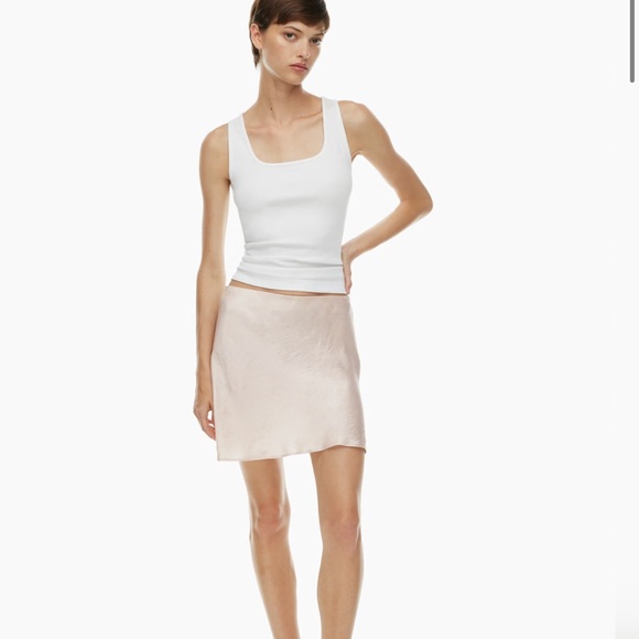 NWT BABATON MINI SLIP SKIRT - DENUDE - Size 00 - Picture 5 of 5